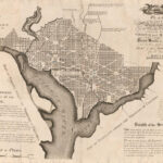 Plan Of The City Of Washington In The Territory Of Columbia Throughout Map Of Washington Dc Virginia Area