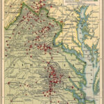 Poster, Many Sizes; Map Of Virginia Civil War Battles 1861 1865 | Ebay With Map Of Virginia Civil War Battles
