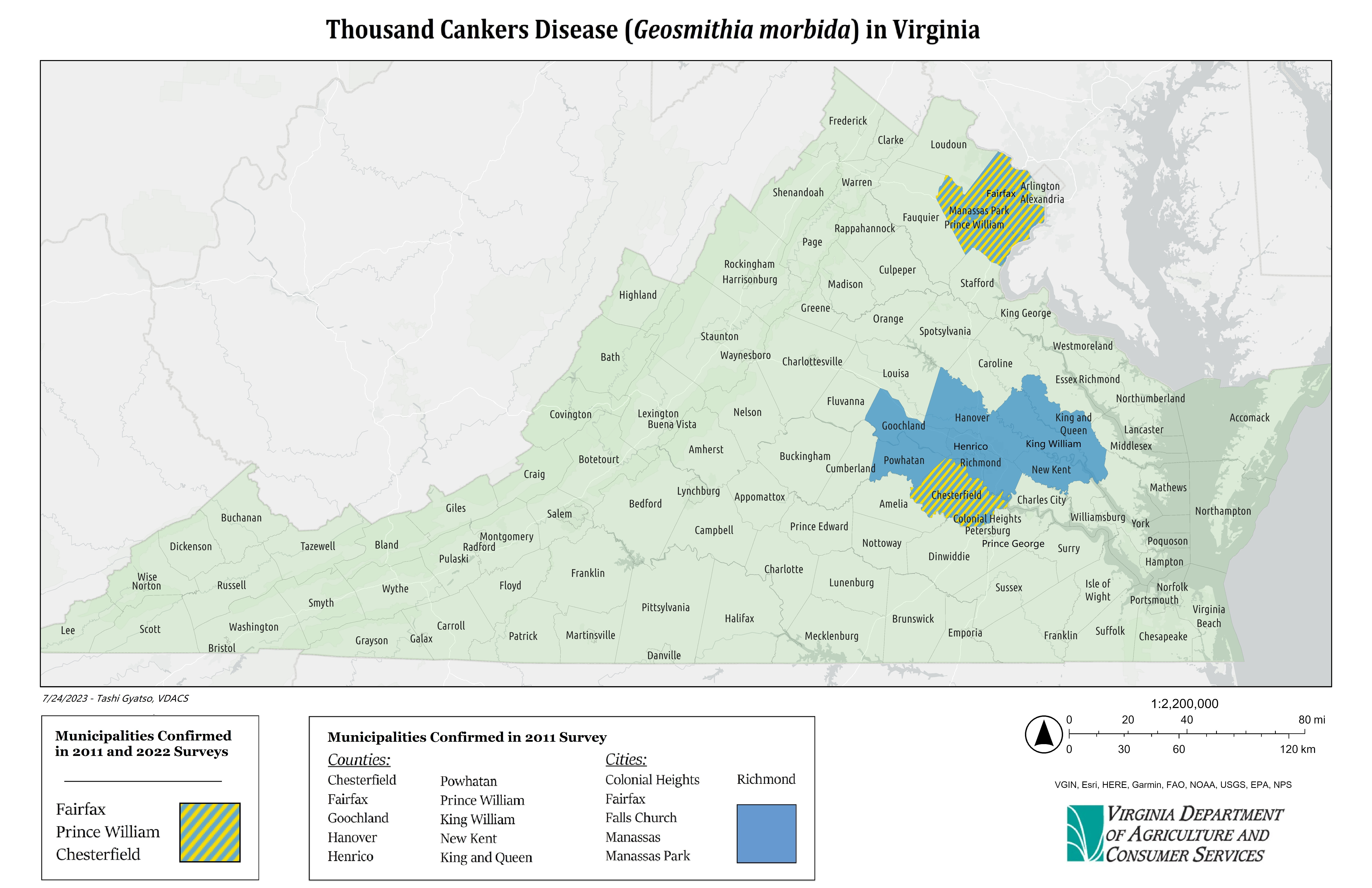 Quarantines In Virginia: Virginia Department Of Forestry pertaining to Fire Ant Quarantine Map Virginia