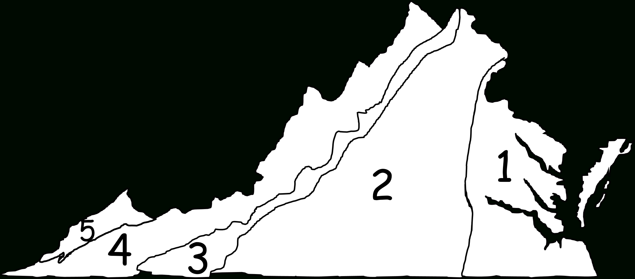 Quia - Vs2A Flash Cards With Pictures for Blank Map Of Virginia Regions