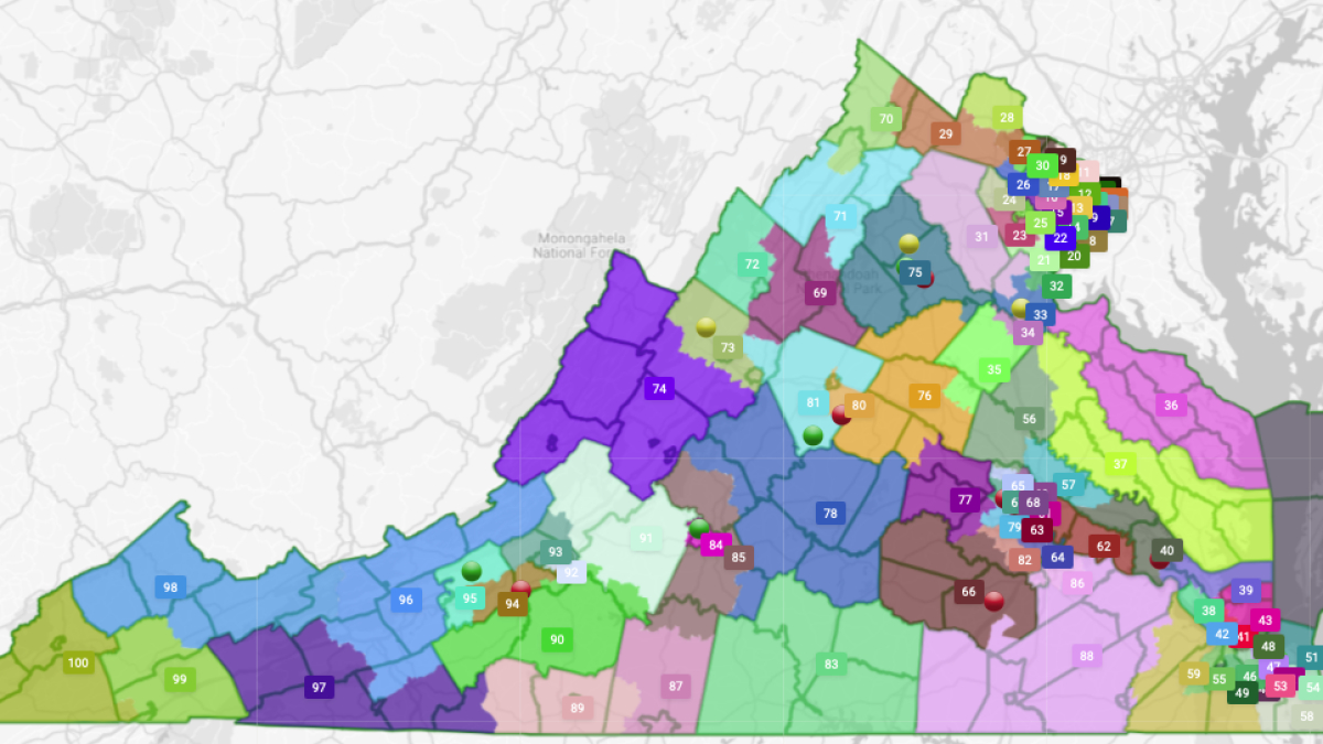 Racial Makeup Of New Statewide Maps Questioned In Redistricting throughout Virginia Senate District 32 Map