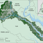 Rappahannock • Ecohealth Report Cards Within Map Of Rappahannock River In Virginia