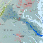Rappahannock River Drainage Basin   Wikidata With Regard To Map Of Rappahannock River In Virginia