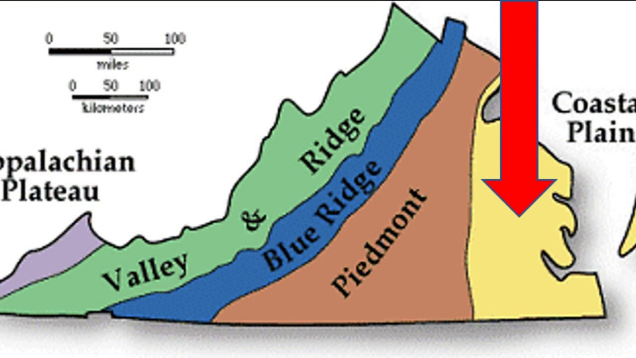 Region Rock for Five Regions Of Virginia Map