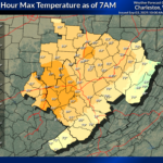 Regional Weather Summary Pertaining To Weather Map For West Virginia