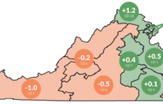 Regions That Will Gain, Lose Representation for Map Of Virginia Delegate Districts