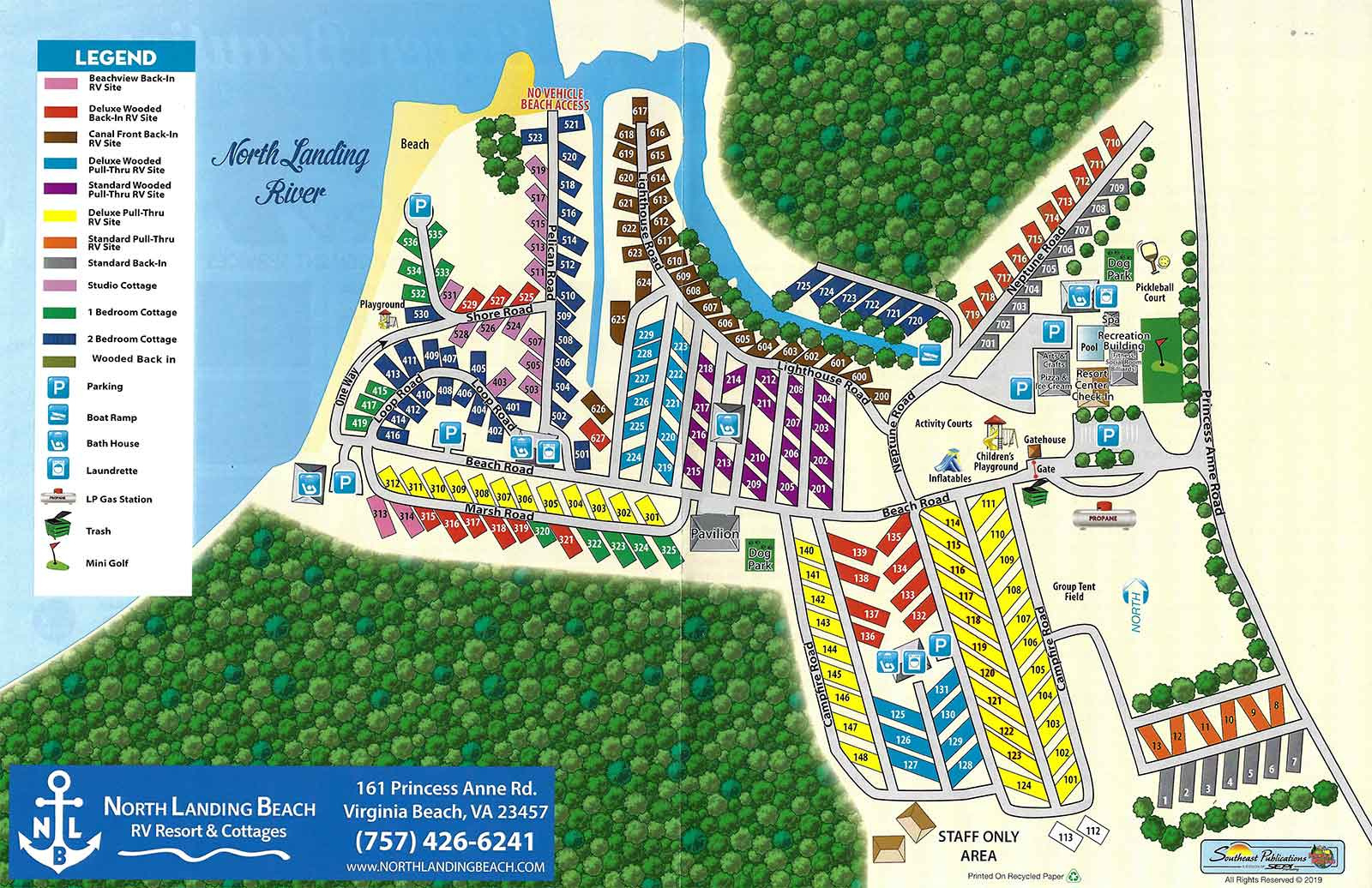 Resort Layout - North Landing Beach pertaining to Map Of Hotels In Virginia Beach Va