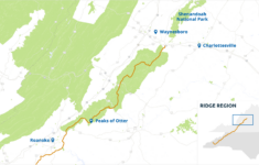 Ridge Region – Blue Ridge Parkway inside Map Of Blue Ridge Parkway In Virginia