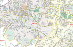 Roanoke &amp; Salem, Va Wall Mapkappa - The Map Shop intended for Salem Virginia on the Map