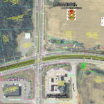 Route 301 And Route 3 Median U Turn Intersection | Virginia Within Map Of Route 301 In Virginia
