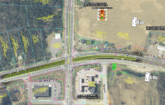 Route 301 And Route 3 Median U-Turn Intersection | Virginia within Map of Route 301 in Virginia