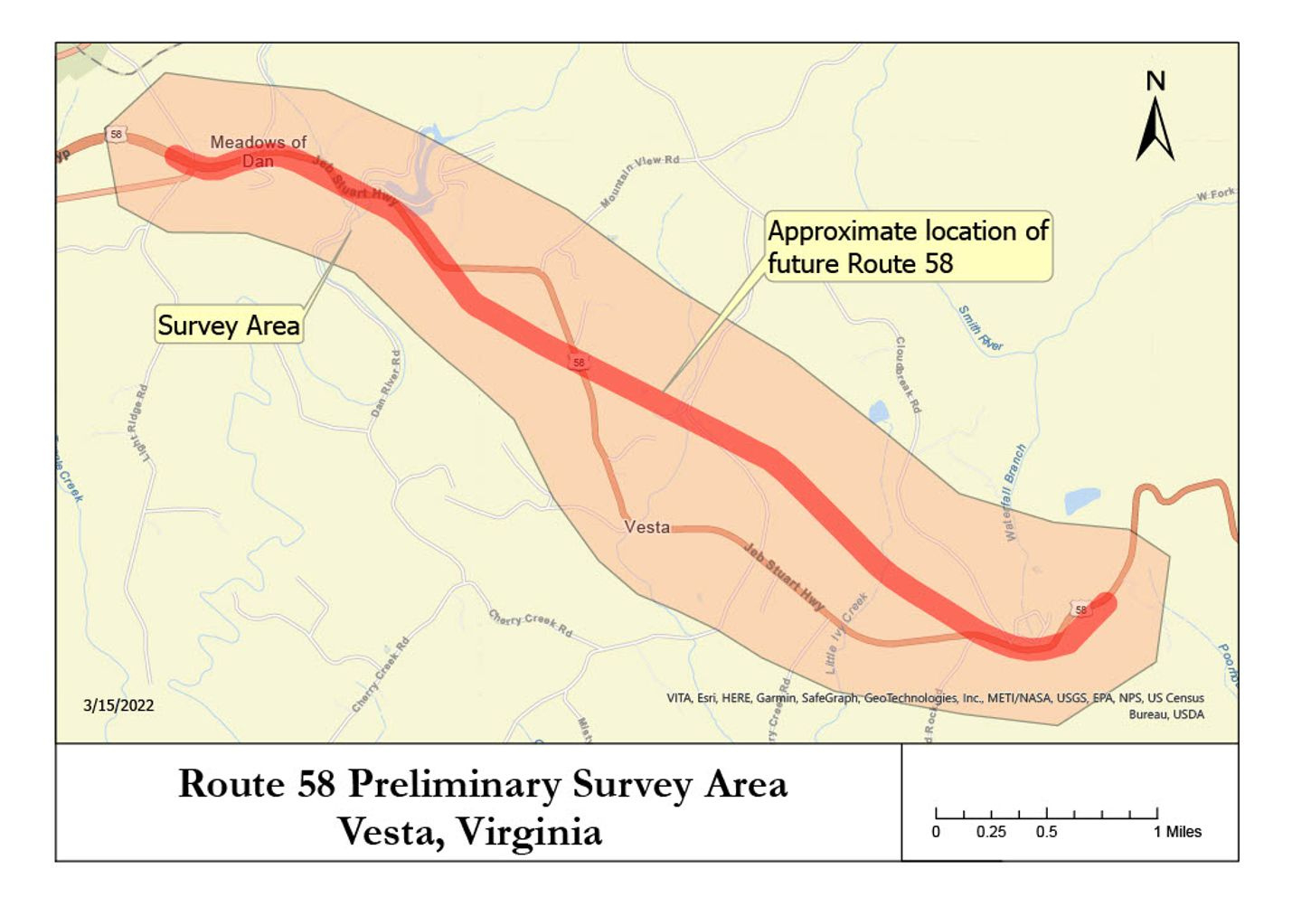 Route 58 Widening – Vesta In Patrick County | Virginia Department regarding Map Of Route 58 In Virginia