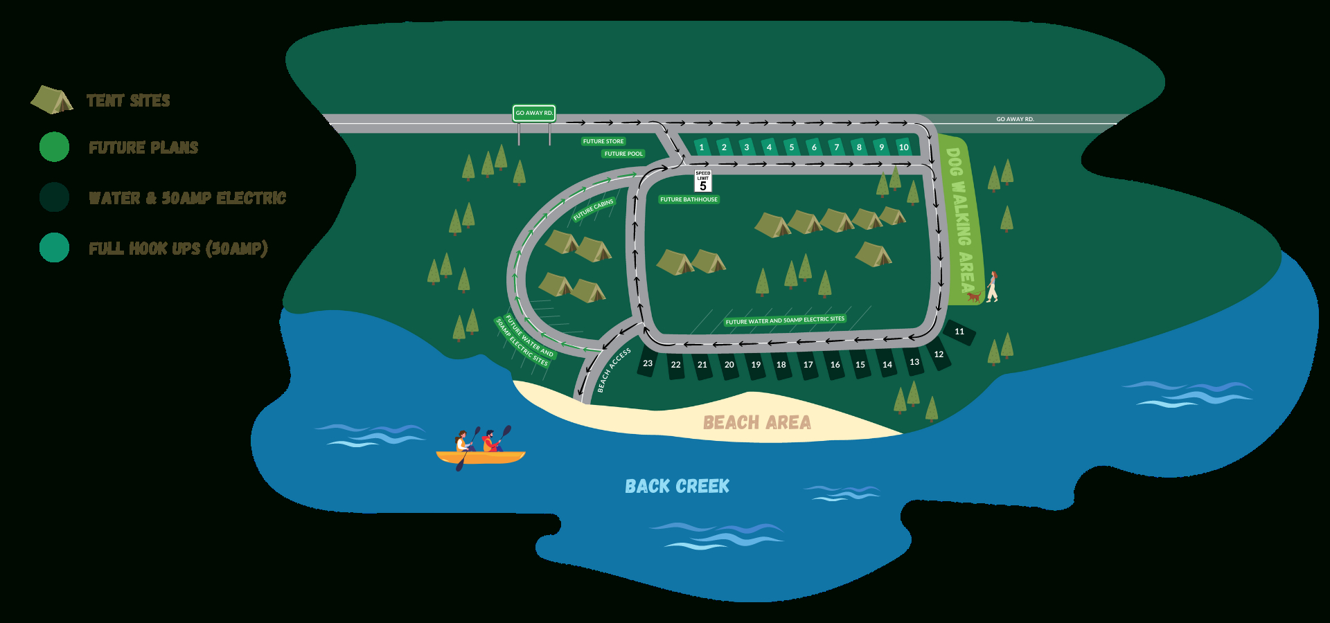 Rv &amp;amp; Tent Campground Located In Hedgesville, Wv in Full Hookup Campgrounds In West Virginia Map