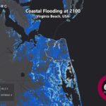 Sea Level Rise Projection Map   Virginia Beach | Earth With Regard To Flood Zone Map Virginia Beach Va