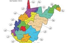 Senate Passes Its Own Redistricting Map, Splitting 11 Counties in West Virginia State Senate District Map