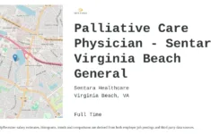 Sentara Healthcare Palliative Care Physician Sentara Virginia throughout Sentara Virginia Beach General Hospital Map