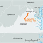 Shenandoah National Park | Virginia, Map, & Facts | Britannica Pertaining To Map Of Shenandoah Valley Virginia