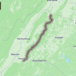 Skyline Drive   National Scenic Byway Foundation Throughout Map Of Skyline Drive Virginia