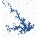Smith Mountain Lake Virginia Map   Pittsburgh Map Company   Etsy For Map Of Smith Mountain Lake In Virginia
