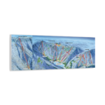 Snowshoe Mountain Wv Trail Map Canvas Poster West Virginia Ski Intended For Map Of Snowshoe Mountain West Virginia