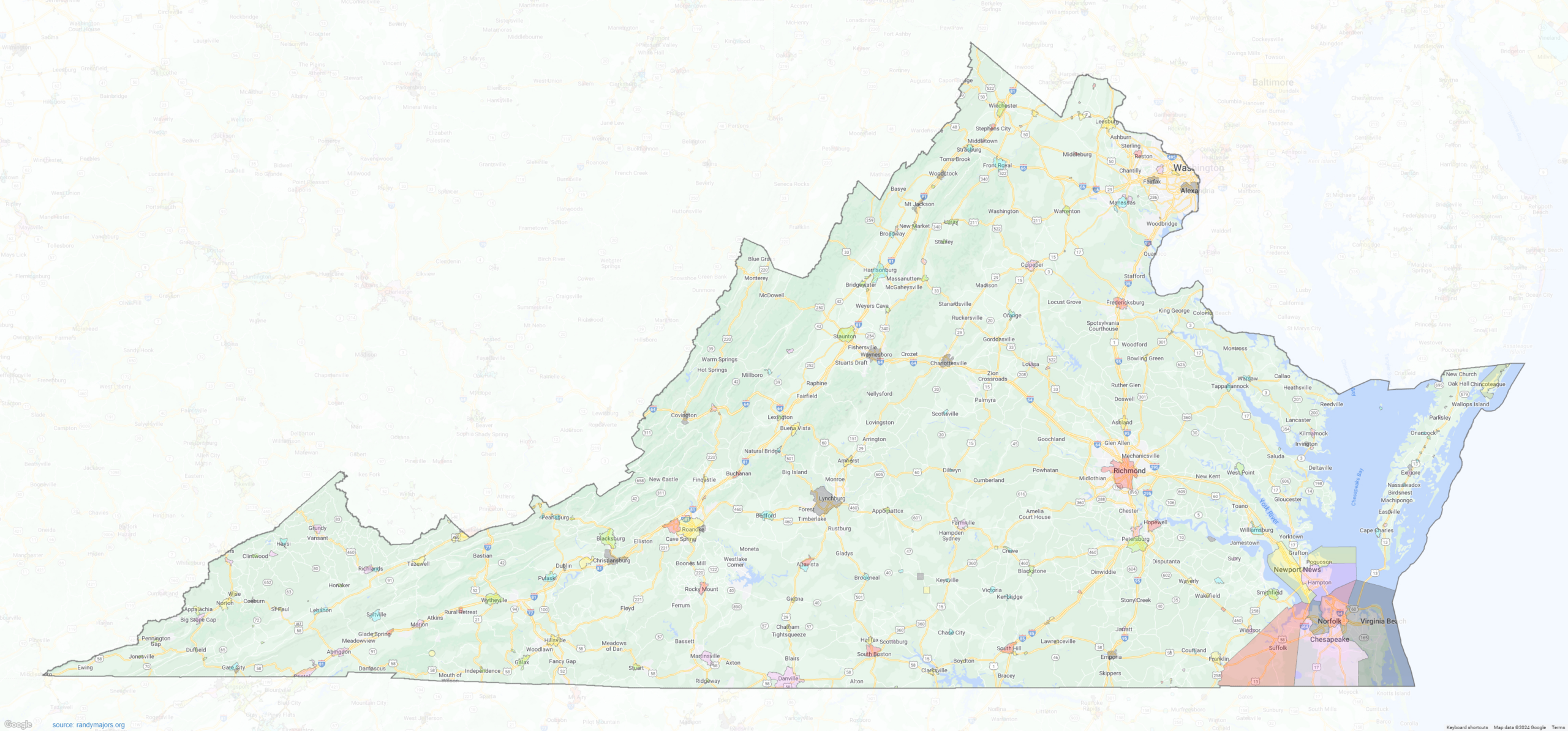 Spotsylvania County, Virginia – Cities Map – Shown On Google Maps within Spotsylvania County Virginia Gis Maps