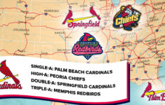 St. Louis Cardinals' Minor League Ballparks intended for Minor League Baseball Teams In Virginia Map