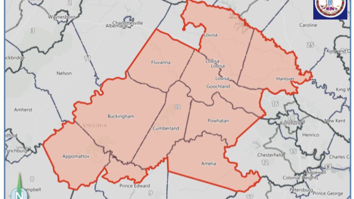 Supreme Court Of Virginia Redistricting Proposals Posted Online | Wvtf within Virginia Senate District 32 Map