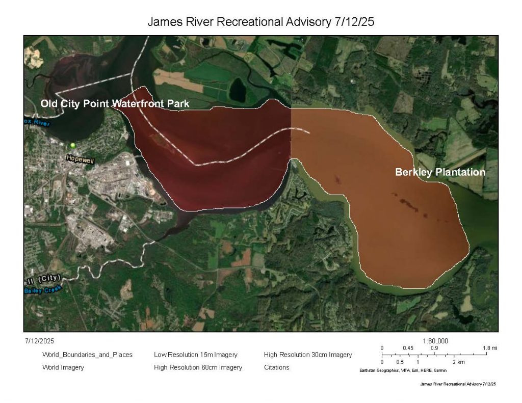 Swimming Advisory Archives - Newsroom throughout Virginia Beach Bacteria Warning Map