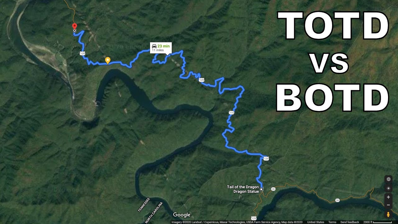 Tail Of The Dragon Vs Back Of The Dragon - Which Is Better? regarding Back Of The Dragon Virginia Map