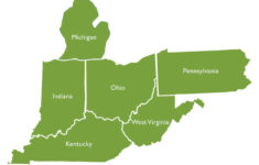 Territory Map — Poklar Power Motion regarding Map Of Ohio Pennsylvania West Virginia