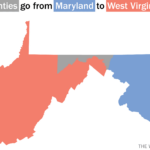 That Small Notch Of Western Maryland To Become Part Of West Regarding Map Of West Virginia And Maryland