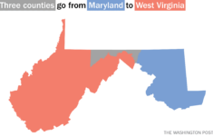That Small Notch Of Western Maryland To Become Part Of West regarding Map of West Virginia and Maryland