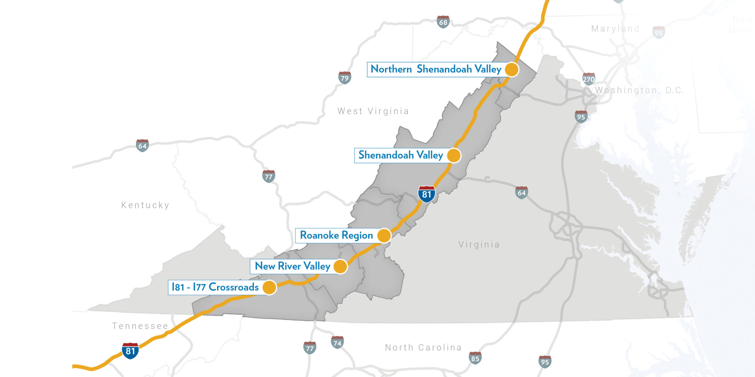 The I-81 Corridor Manufacturing Success: Shenandoah Valley within Interstate 81 In Virginia Map