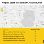 The Most Dangerous Intersections In Hampton Roads   Cooper Hurley Pertaining To Major Accident In Virginia Map