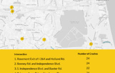 The Most Dangerous Intersections In Hampton Roads - Cooper Hurley pertaining to Major Accident in Virginia Map