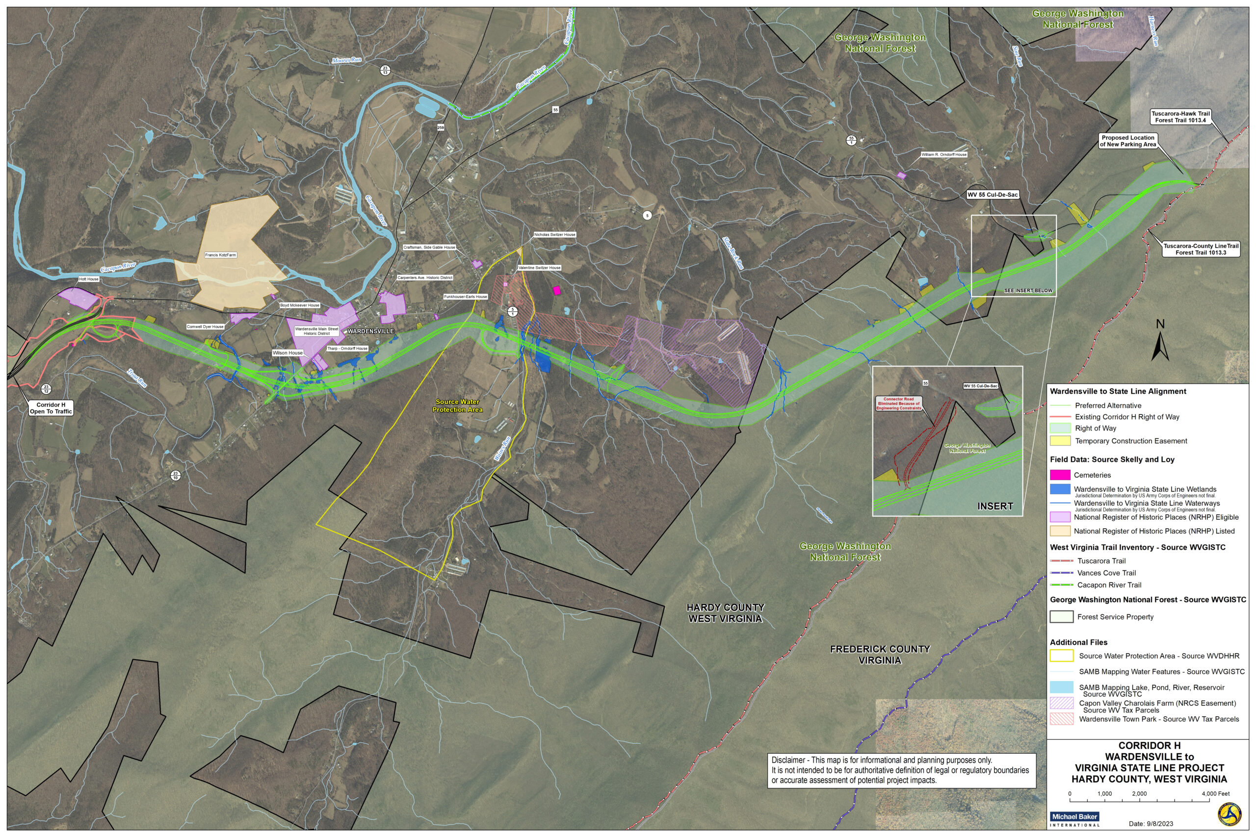 The Route - Wardensville To Virginia with regard to Map Of Corridor H In West Virginia