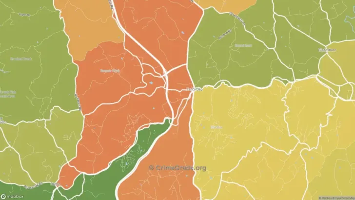 Map of Fancy Gap Virginia