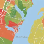 The Safest And Most Dangerous Places In Quantico, Va: Crime Maps For Quantico Virginia On A Map
