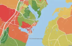 The Safest And Most Dangerous Places In Quantico, Va: Crime Maps for Quantico Virginia on a Map