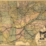 The Virginia, Tennessee, And Georgia Air Line; The Shenandoah Regarding Map Of Virginia And Tennessee