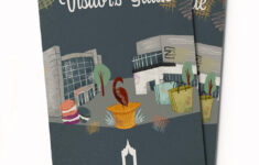 Town Center Va Beach | Illustrated Map &amp; Visitors Guide :: Behance for Virginia Beach Town Center Map
