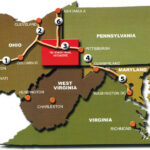 Tri State Trail Initiative With Ohio Pennsylvania West Virginia Map