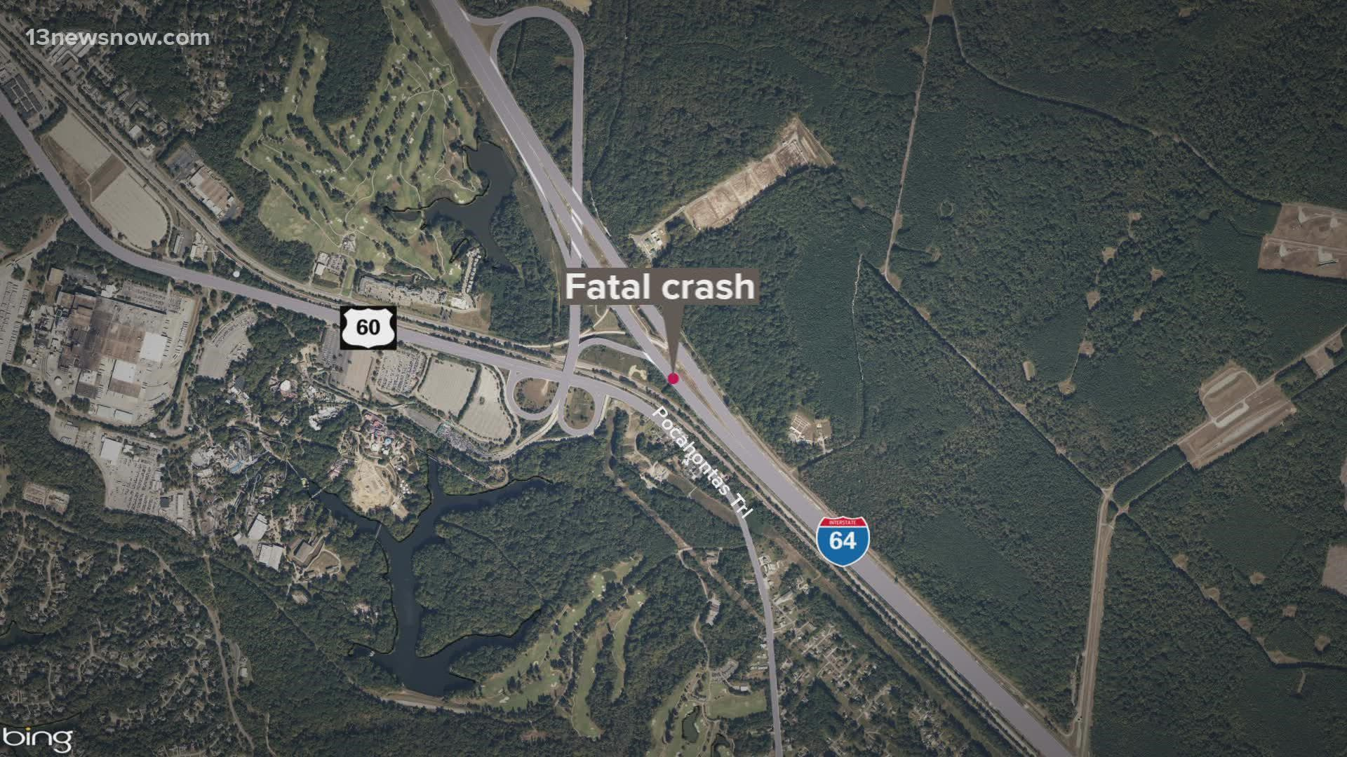 Two Fatal Crashes On I-64 Eastbound In James City County This Morning pertaining to I 64 Traffic Accident Virginia Map