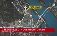 Two Teens Killed In Arlington Crash regarding Fatal Car Accident On Route 66 Virginia Map