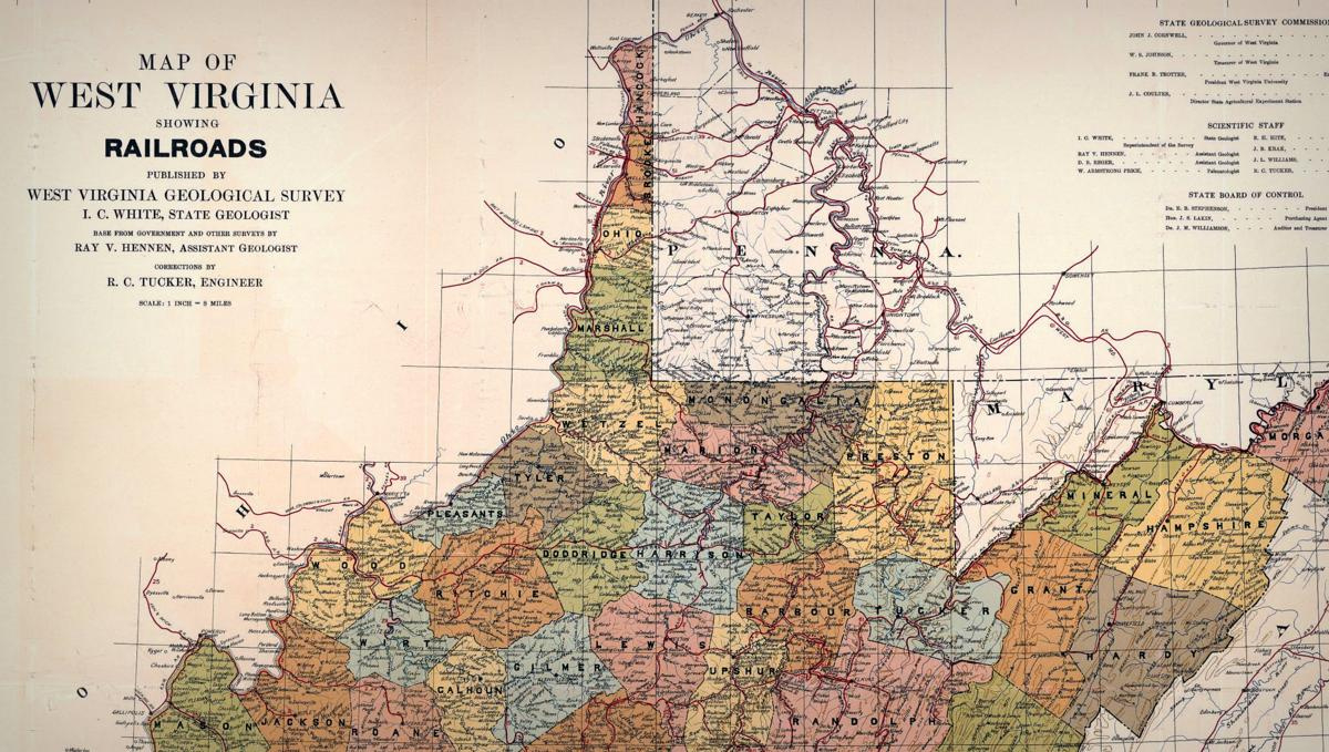 Unique Northern Panhandle Of West Virginia Createdhistoric intended for Map Of Northern West Virginia