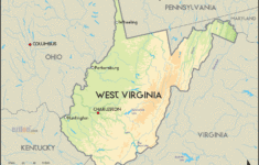 United States - What Is The Story Behind The Tall Northern in Map Of Ohio And West Virginia Border