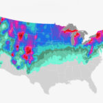 Us Annual Snowfall Map • Nyskiblog Directory Within West Virginia Average Snowfall Map