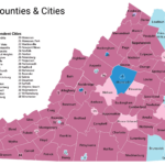 Va 2023 Elections. Virginia House Of Delegates, State Senate Regarding Political Map Of Virginia State