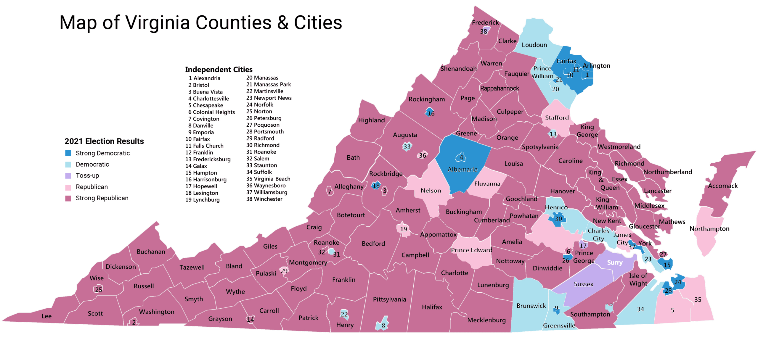 Va 2023 Elections. Virginia House Of Delegates, State Senate regarding Political Map Of Virginia State