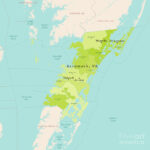 Va Accomack County Vector Map Greenfrank Ramspott Throughout Map Of Accomack County Virginia